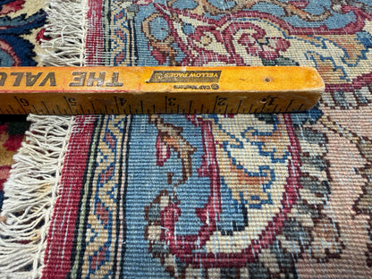 9’11”x15’4” Antique Hand-Knotted Persian Ravar Kerman Area Rug