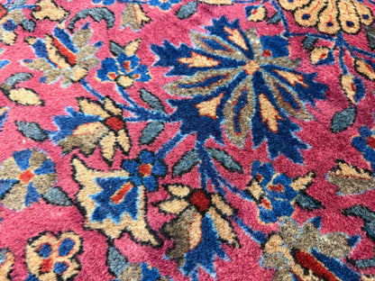 10’4”x16’4” Antique Hand-Knotted Fine Manchester Wool Persian Kashan Area Rug