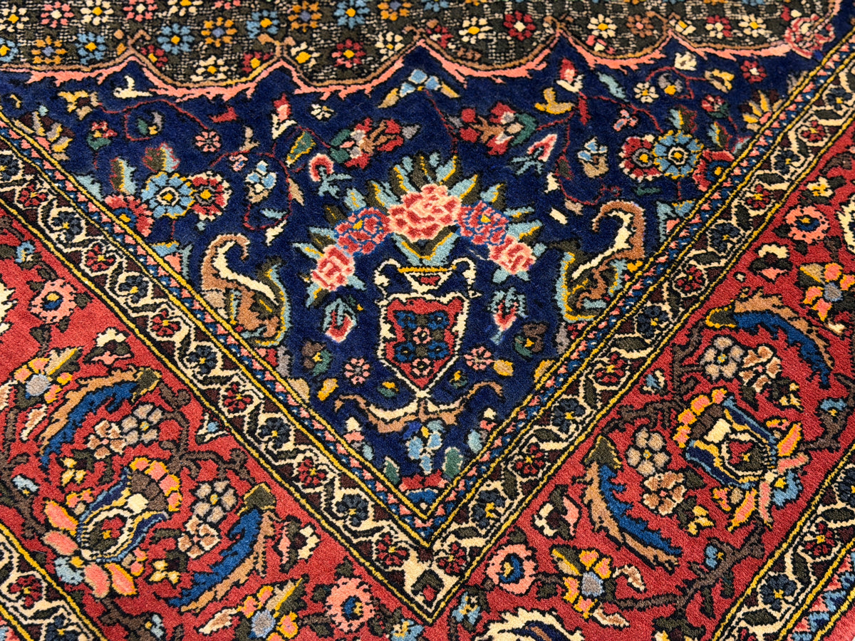 Hand-Knotted Persian Bakhtiari Rug - 6'6"x10'