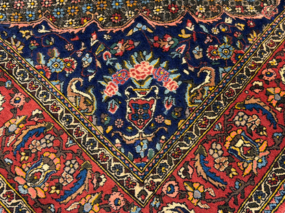 Hand-Knotted Persian Bakhtiari Rug - 6'6"x10'