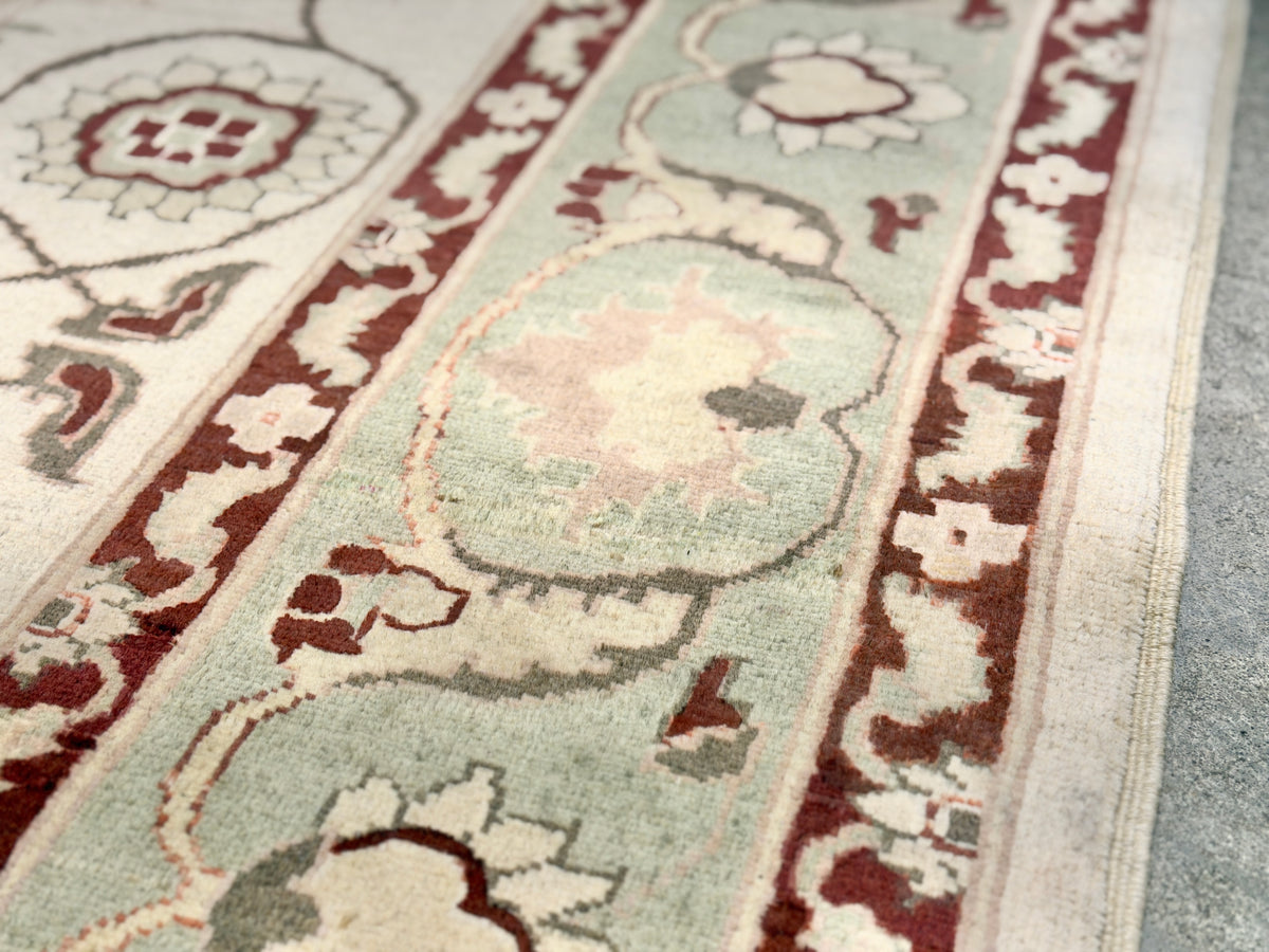 Hand-Knotted Agra Rug - 7'1"x9'1"