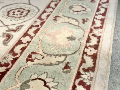 Hand-Knotted Agra Rug - 7'1"x9'1"