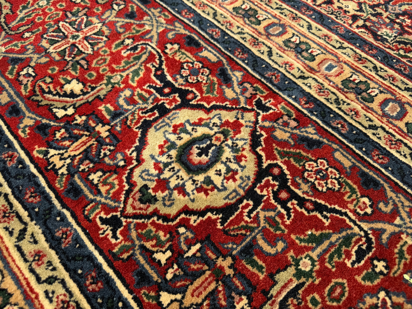Hand-Knotted Persian Herati Rug - 11’9”x14’5”