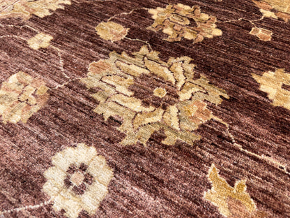 8’x10’ Hand-Knotted Wool Agra Area Rug