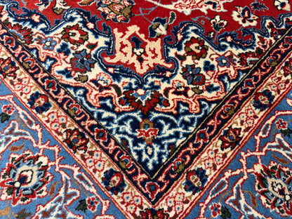 Hand-Knotted Persian Isfahan Rug - 5’1”x6’10”