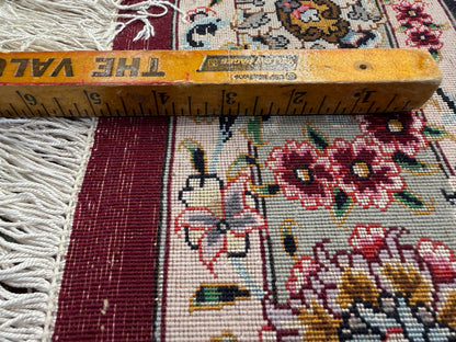 11’4”x16’6” Hand-Knotted 70 Raj Persian Tabriz Rug