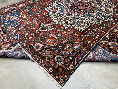 9’10”x13’10” Hand-Knotted Persian Bakhtiari Area Rug