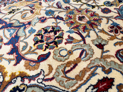 Hand-Knotted Persian Kashan Rug - 10’6”x14’8”