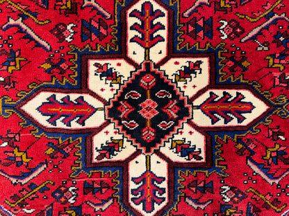 Hand-Knotted Persian Heriz Rug - 5’x6’1”