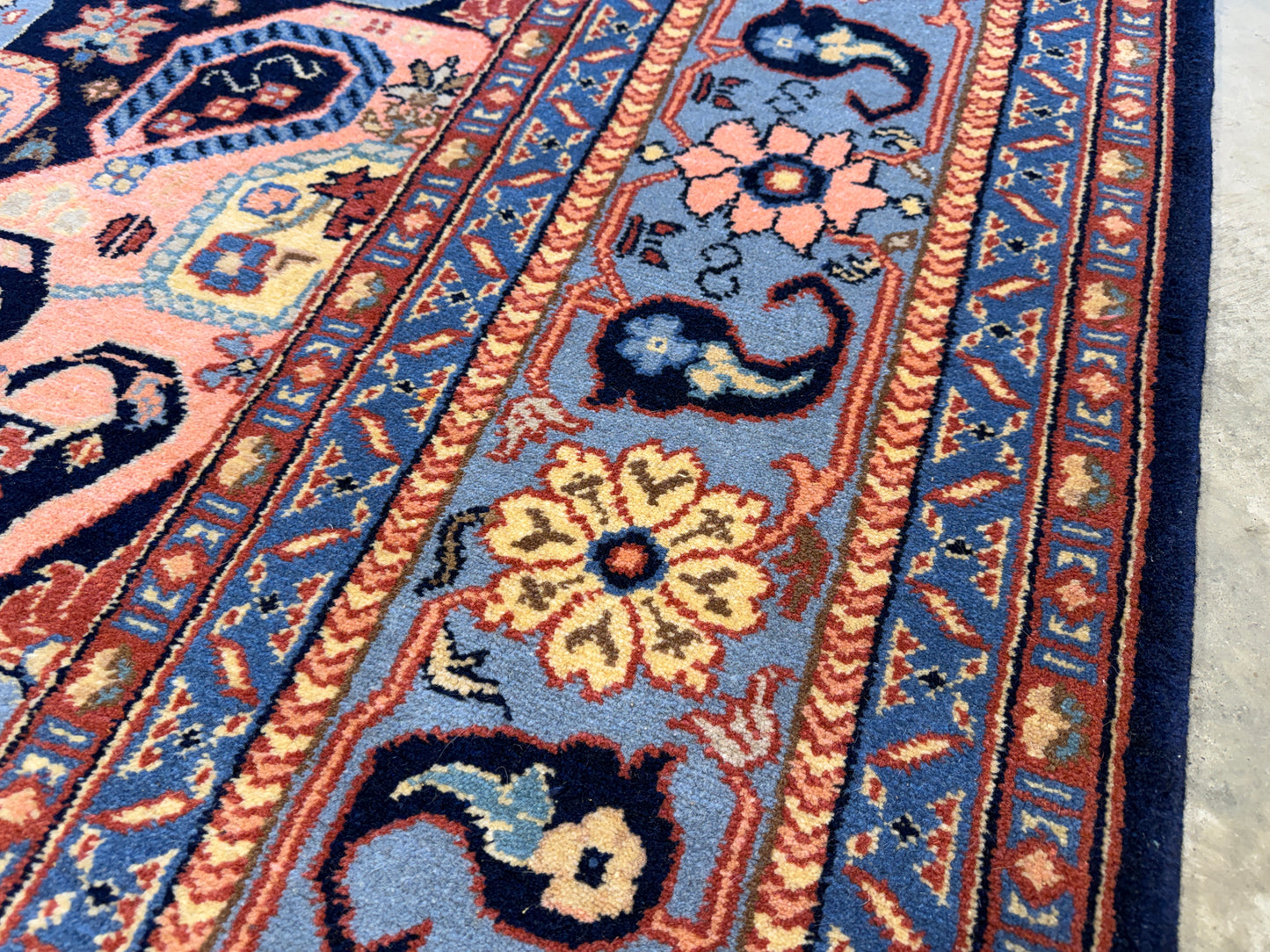 7’10”x10’2” Hand-Knotted Fine Romanian Area Rug
