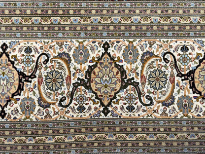 Hand-Knotted Persian Tabriz Mahi Rug - 10’x13’3”