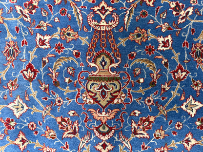 Hand-Knotted Persian Sarouk Rug - 4’5”x7’2”