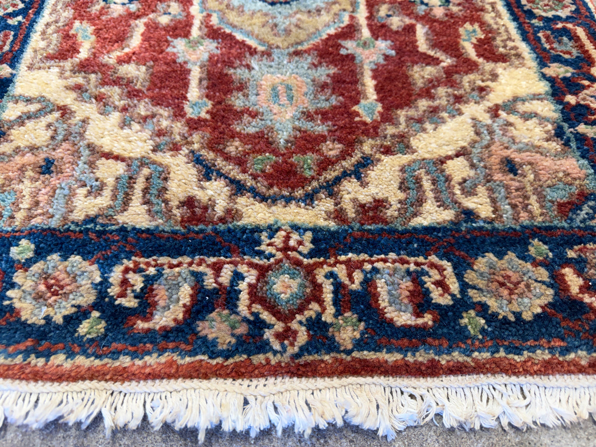 Hand-Knotted IndoHeriz Rug - 2’x3’