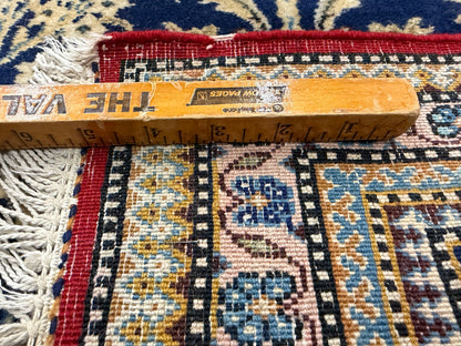 2’9”x4’2” Fine Antique Hand-Knotted Wool Kashan Tree of Life Persian Rug 2x4 Pictorial Handmade Carpet