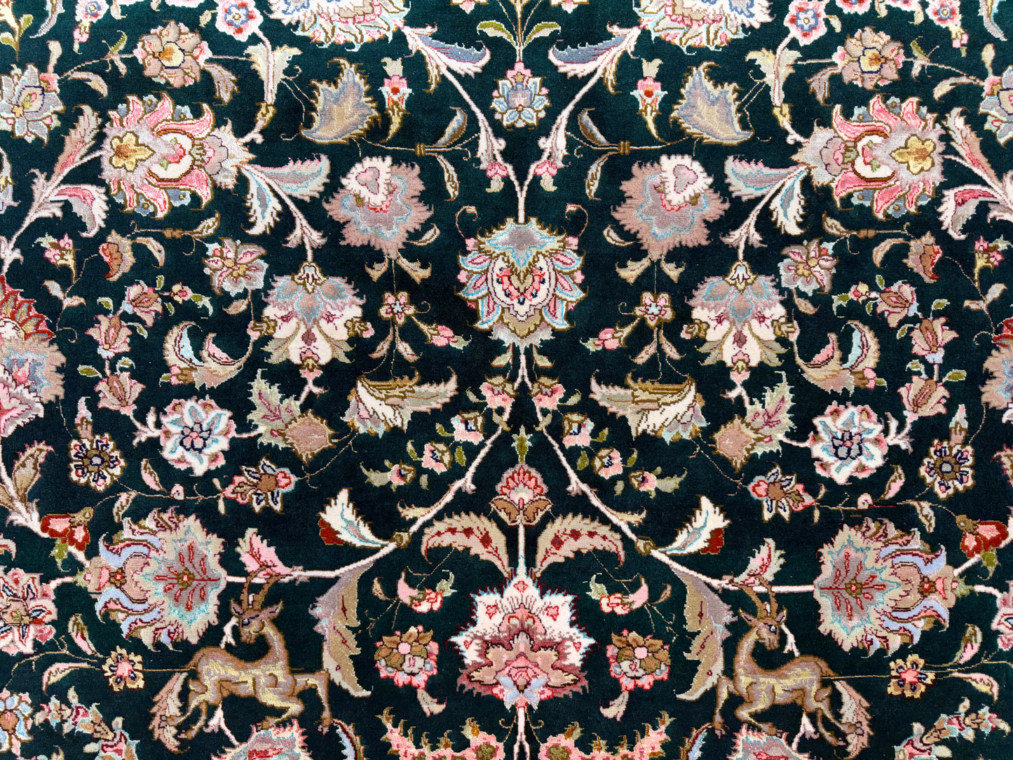 Hand-Knotted 70 Raj Persian Tabriz Rug - 11’6”x16’7”