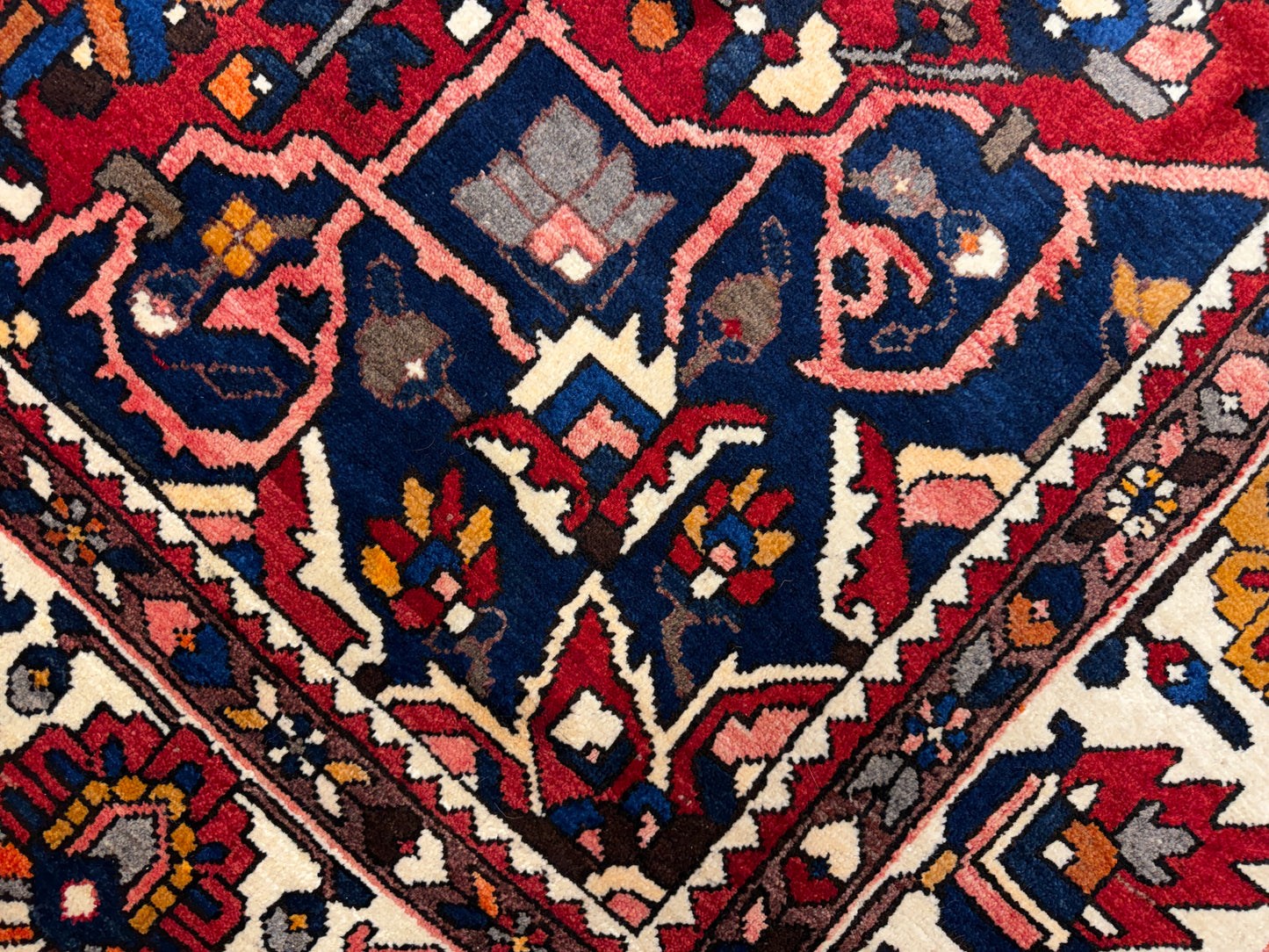 Hand-Knotted Persian Bakhtiari Rug - 6’11”x10’4”