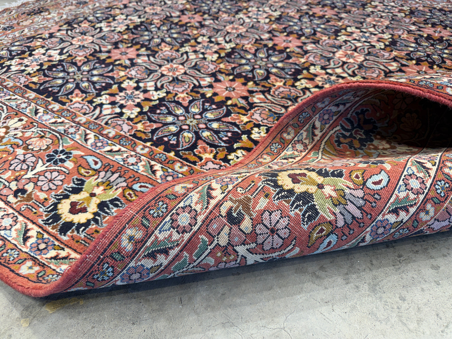 5’8”x7’8” Hand-Knotted Handmade Wool Persian Bidjar Area Rug