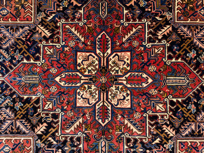 10’1”x14’ Hand-Knotted Persian Heriz Area Rug