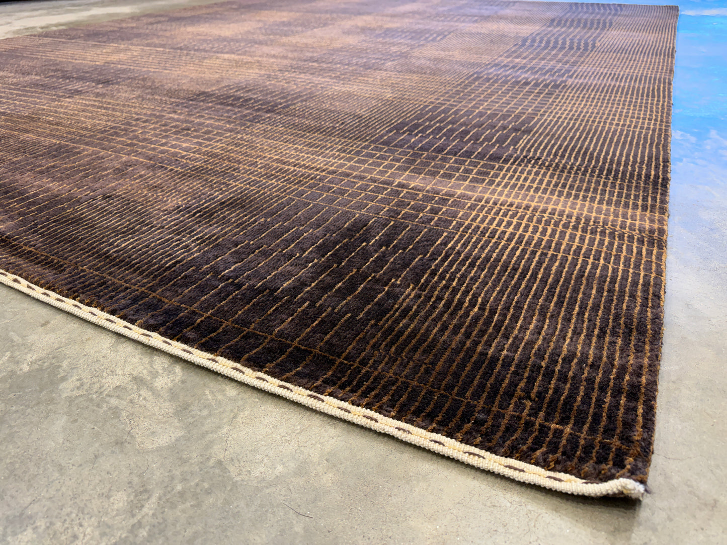 Hand-Knotted Contemporary Rug - 7’11”x10’