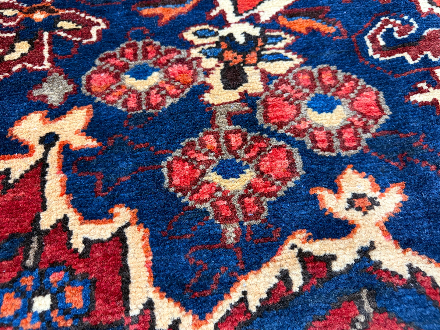 Hand-Knotted Persian Bakhtiari Rug - 10’x11’10”