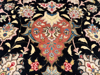 Hand-Knotted 60 Raj Persian Tabriz Rug - 10’x12’9”