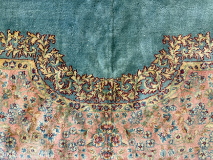 9’10”x14’5” Hand-Knotted Persian Kerman Rug