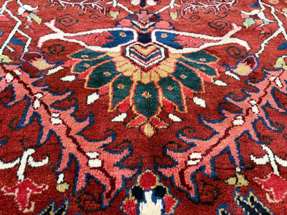 Hand-Knotted Persian Heriz Rug - 10’1”x12’2”