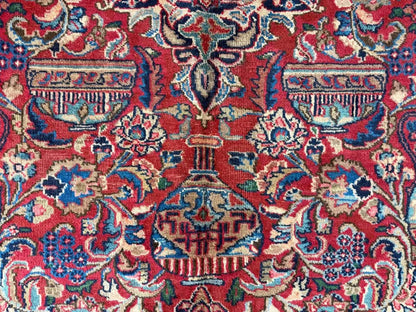 9’6”x12’6” Hand-knotted Wool Kashmar Area Rug