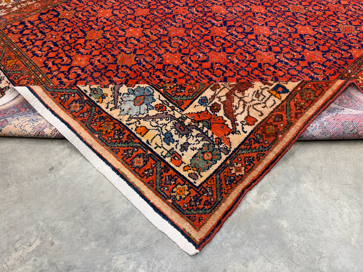 Antique Hand-Knotted Persian Malayer Runner - 6’9”x16’4”