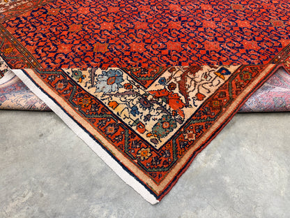 Antique Hand-Knotted Persian Malayer Runner - 6’9”x16’4”