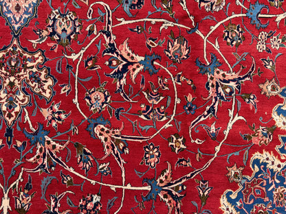 Hand-Knotted Persian Isfahan Rug - 13’9”x18’2”