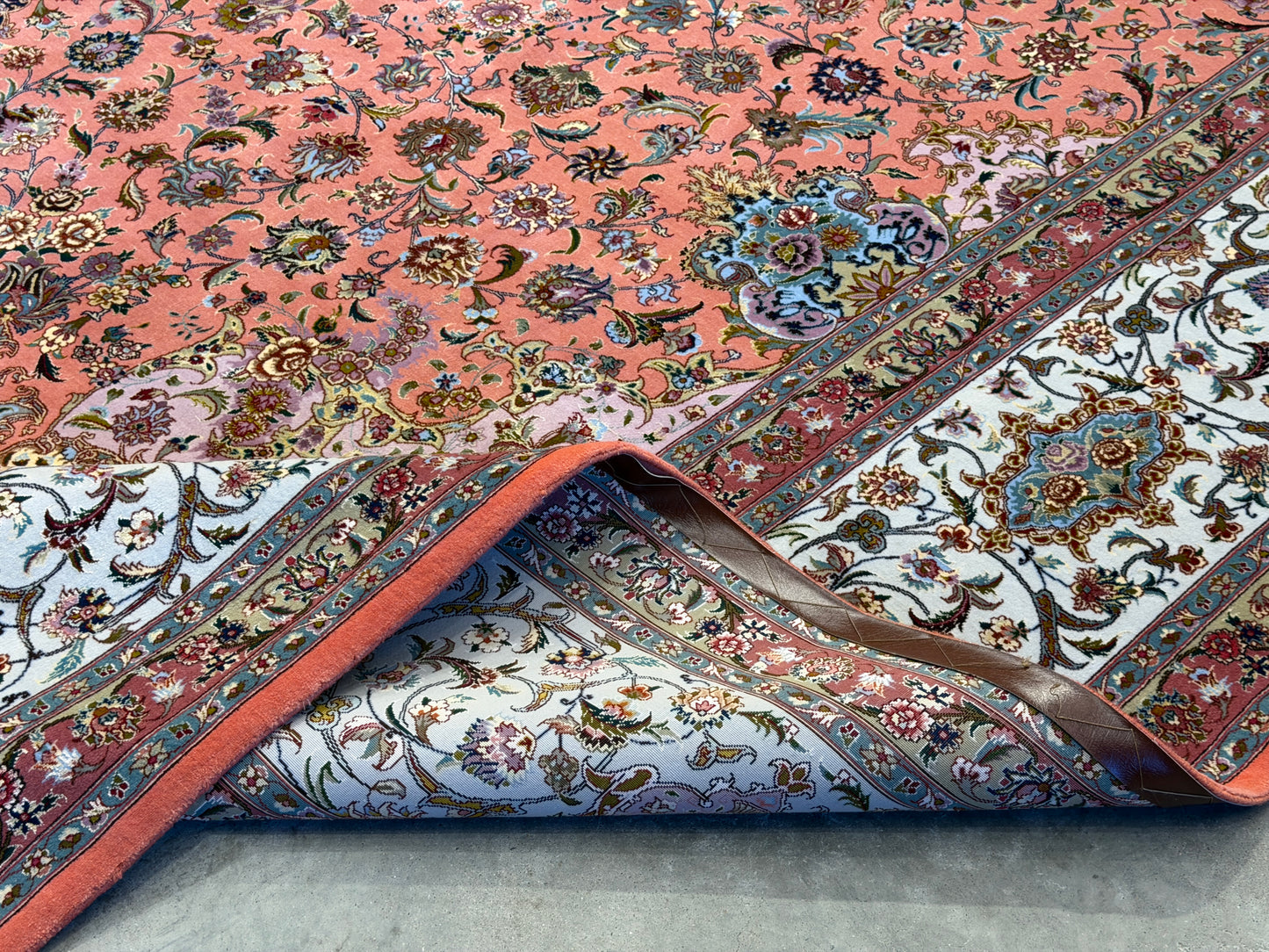 9’7”x14’ Hand-Knotted 70 Raj Persian Tabriz Rug - Signed Beirami