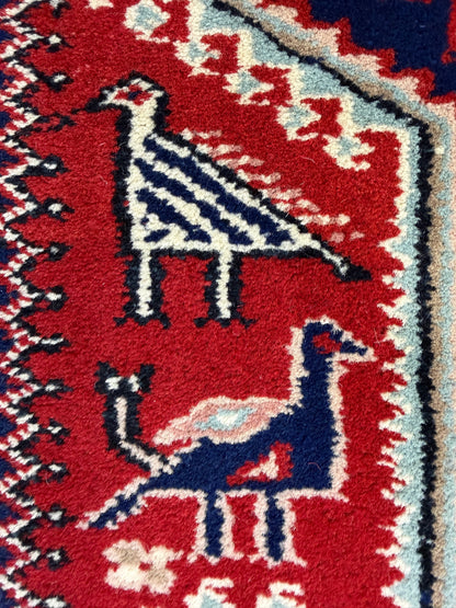 Hand-Knotted Kazak Runner - 2’6”x14’1”
