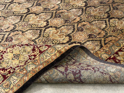 9’7”x13’11” Hand-Knotted Wool PakPersian Area Rug