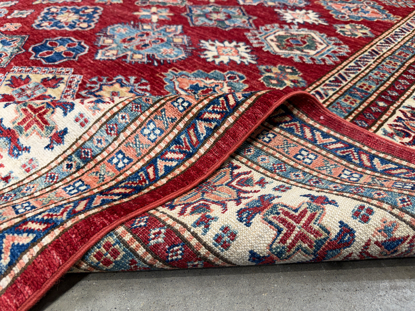 Hand-Knotted Kazak Rug - 8’x9’6”