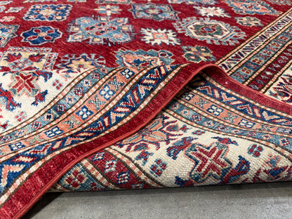 Hand-Knotted Kazak Rug - 8’x9’6”