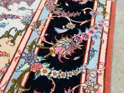 Hand-Knotted 60 Raj Persian Tabriz Rug - 6’7”x9’6”