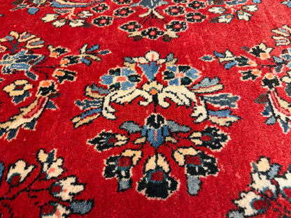 Hand-Knotted Persian Sarouk Rug - 8’x9’7”