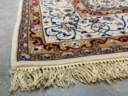 Hand-Knotted Persian Isfahan Rug - Signed Seirafian - 5’x7’9”