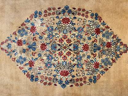 10’x13’ Hand-Knotted Persian Kerman Area Rug