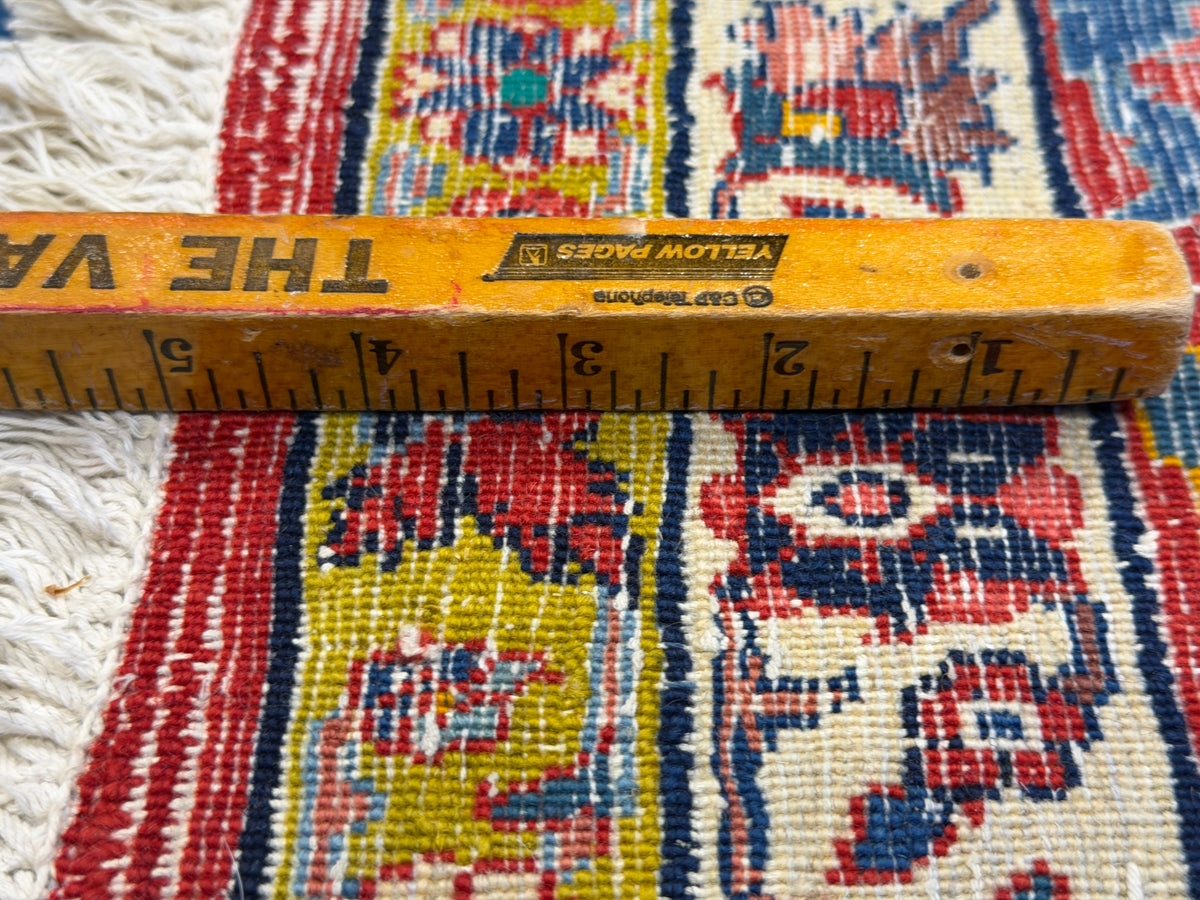 Antique Hand-Knotted Persian Varamin Rug - 10'6"x15'7"