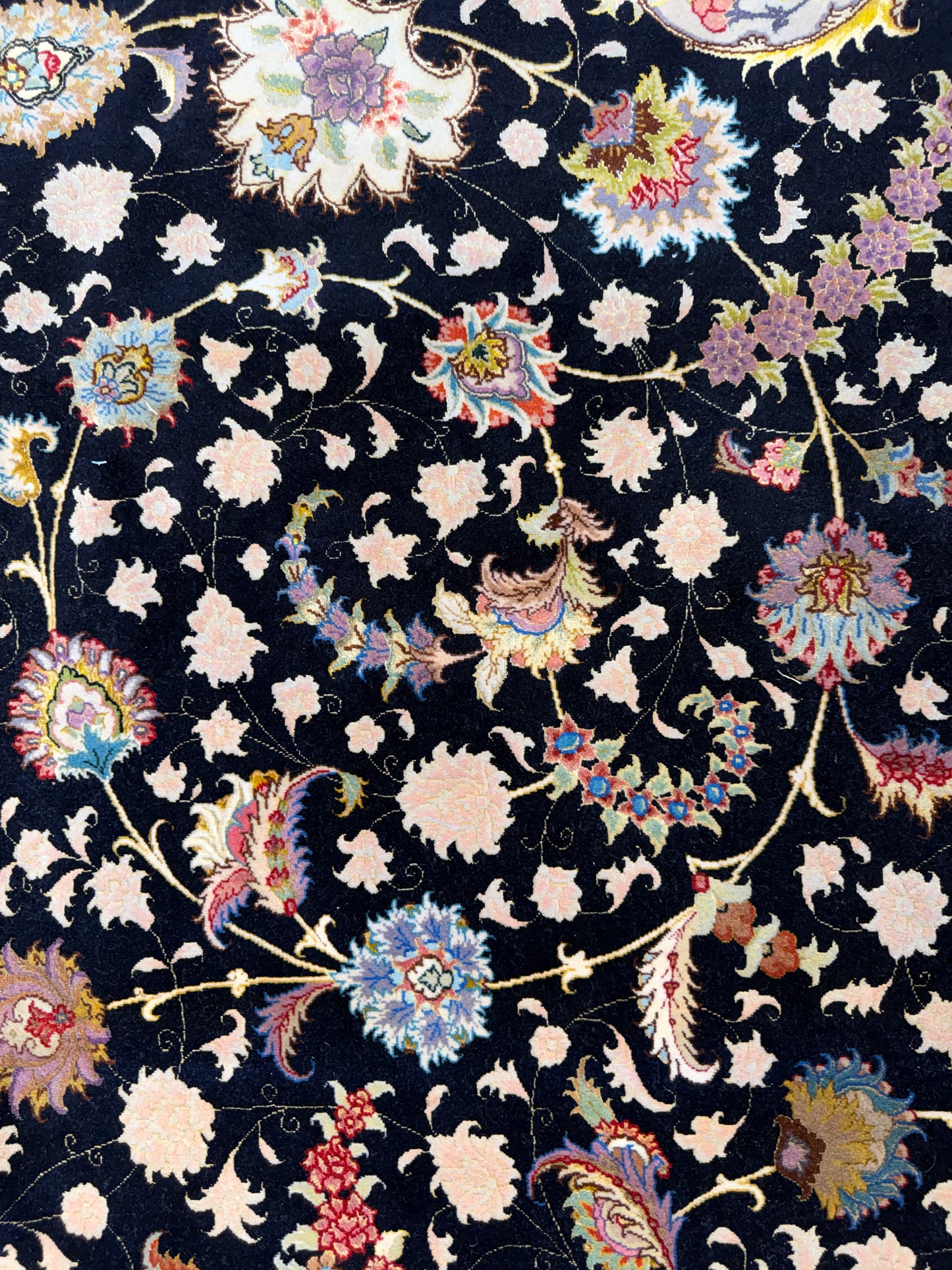 11’6”x16’6” Very Fine Hand-Knotted 70 Raj Signed Persian Tabriz Rug