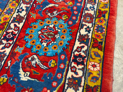 Antique Hand-Knotted Persian Varamin Rug - 10'6"x15'7"