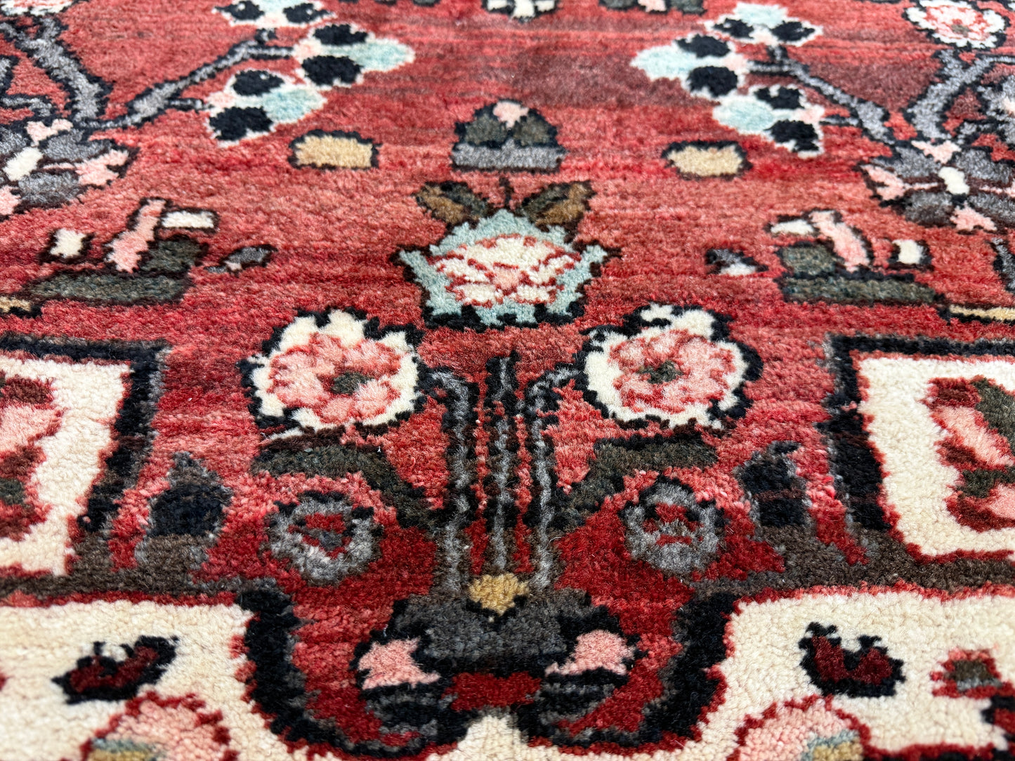 Hand-Knotted Hamadan Runner - 3’6”x9’2”