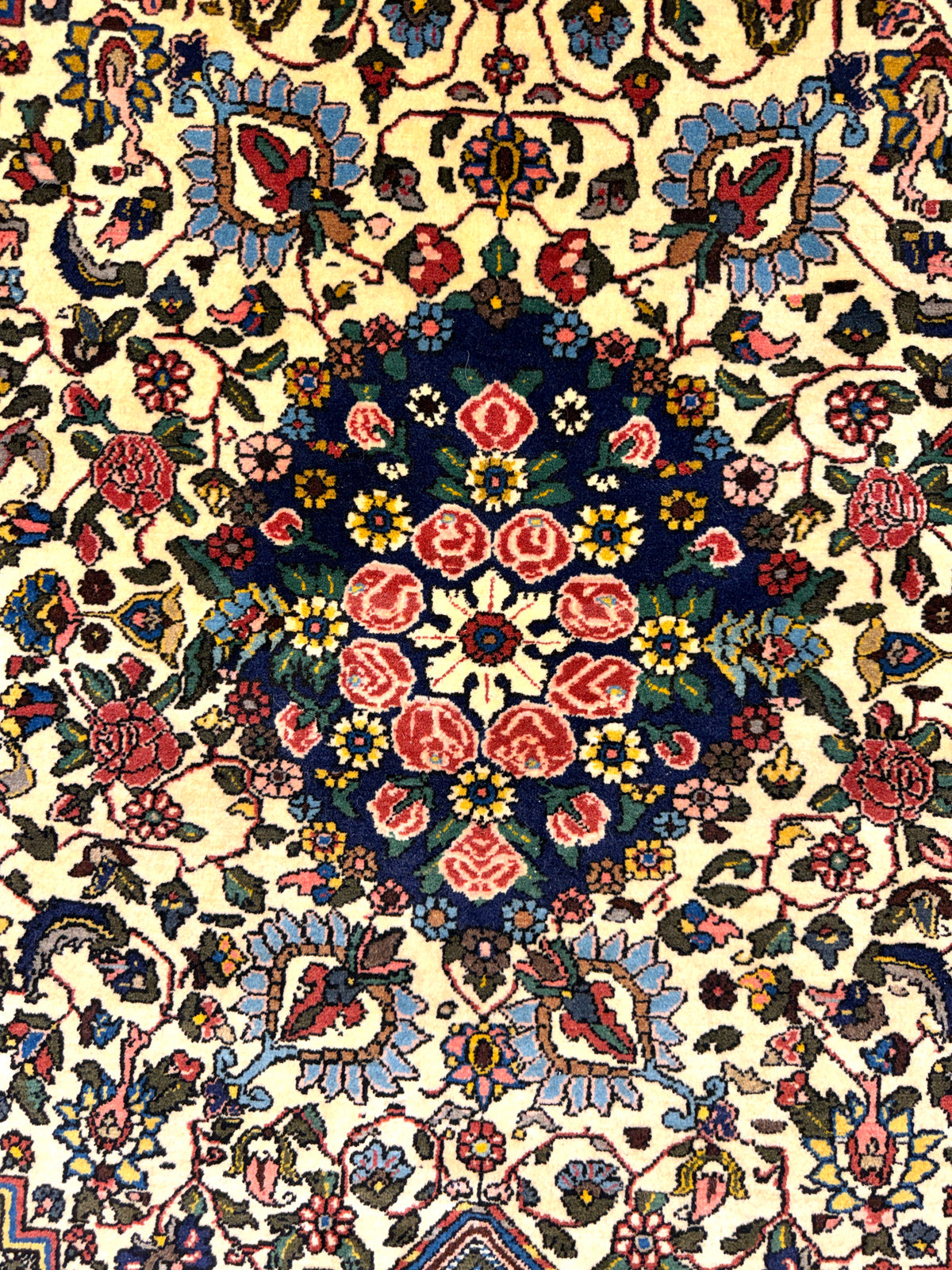 Hand-Knotted Persian Bakhtiari Rug - 6'6"x10'