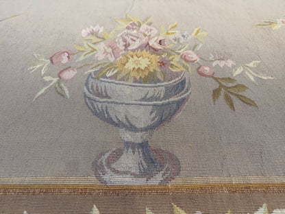 Antique Flatweave Aubusson Rug - 8’x10’