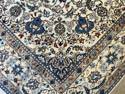 Hand-Knotted 9 La Persian Nain Rug - 6’7”x10’5”