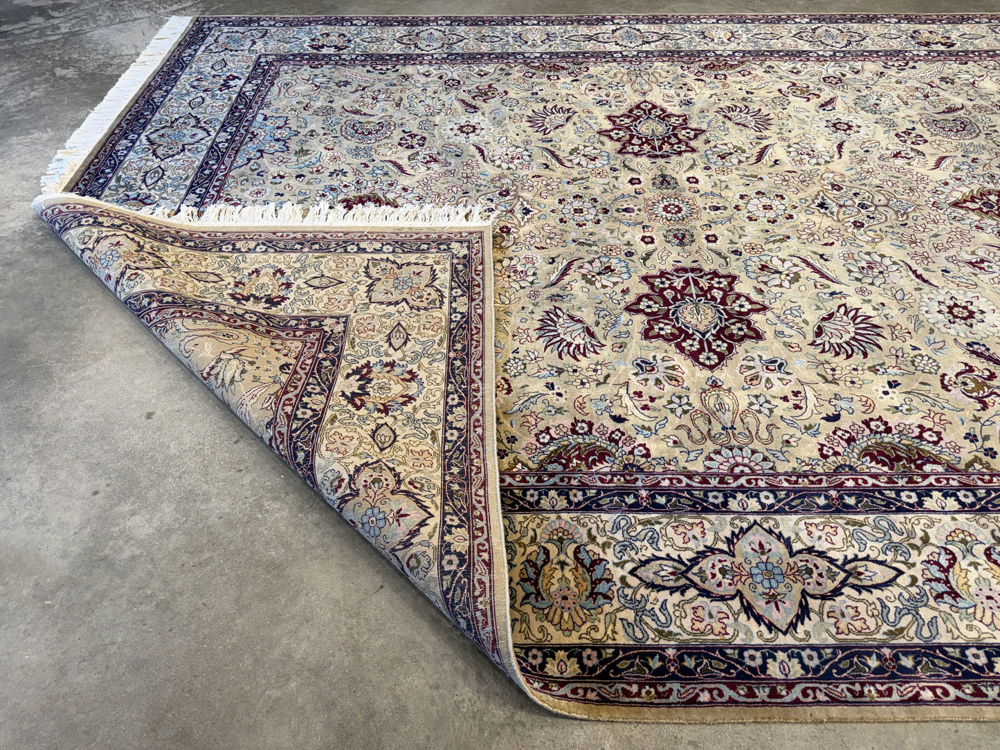 8’x10’5” Hand-Knotted Wool PakPersian Area Rug