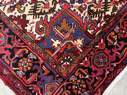 Hand-Knotted Persian Heriz Rug - 7’3”x9’9”