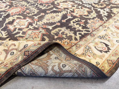 8’x10’ Hand-Knotted Wool Oushak Oriental Area Rug